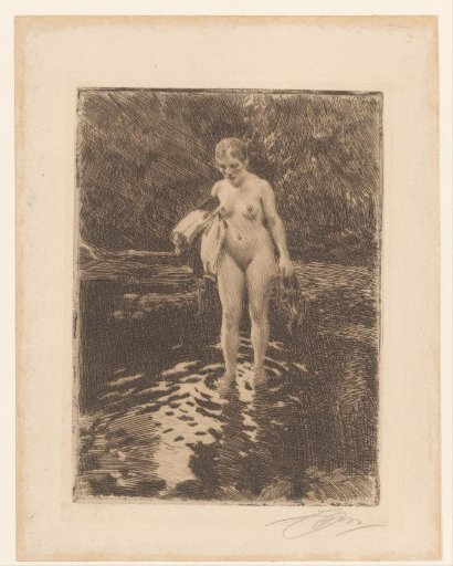 Bathing woman