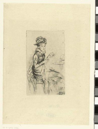 Woman at Needlework
