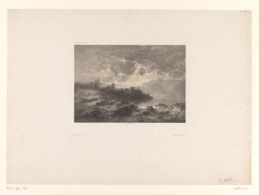 Landscape with lake