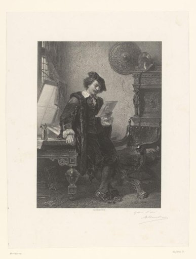 Rembrandt in his studio