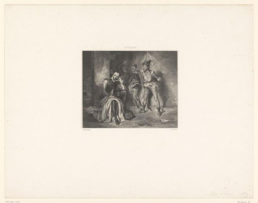 Torquato Tasso locked up in the madhouse