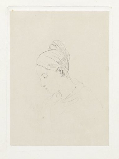 Head of a young woman