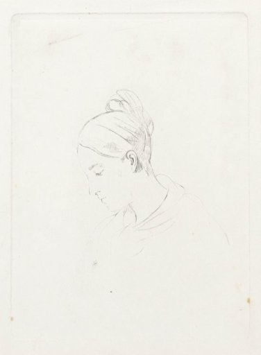 Head of a young woman