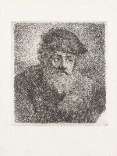 Old Man with Beard and Cap