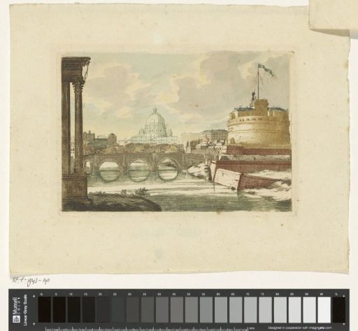 View of the Castel Sant'Angelo in Rome