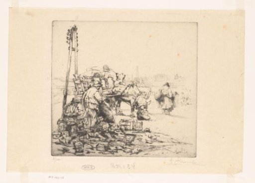 Flea Market in a Landscape