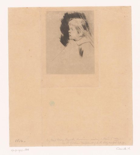 Child's head (signed)