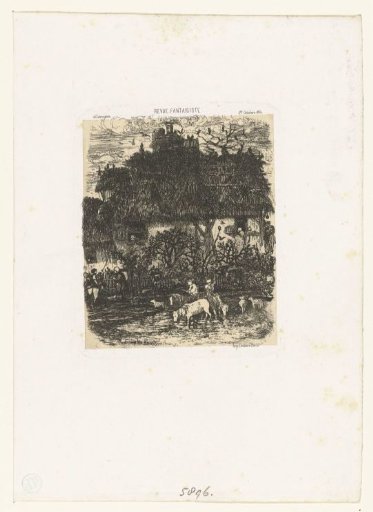 Farmhouse on a Sandy Road
