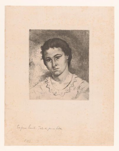 Portrait of an unknown young woman