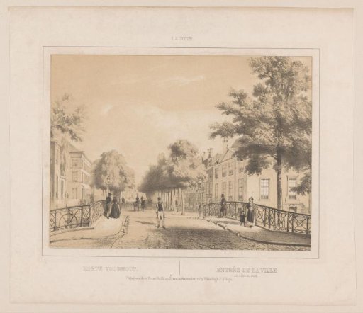View of the Korte Voorhout in The Hague