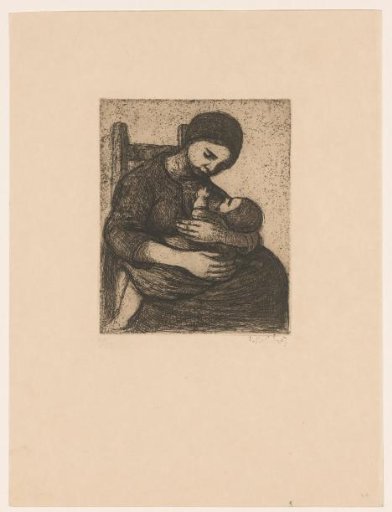 Mother breastfeeding child