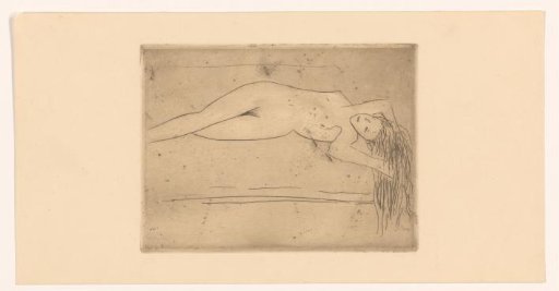 Reclining nude woman