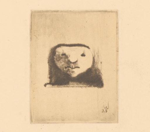 Two heads in an oval
