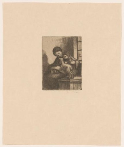 Mary with Child and Goat