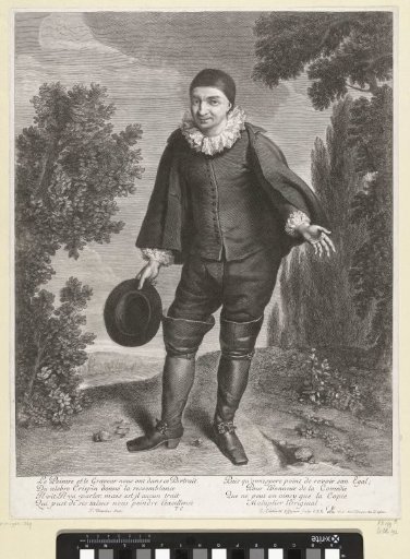 Portrait of Raymond Poisson as Crispin