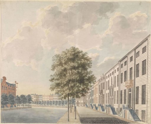 View of the Herengracht at the Spiegelstraat