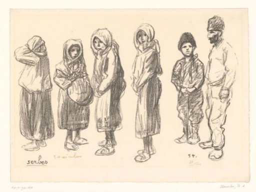 Serbian Peasant Types