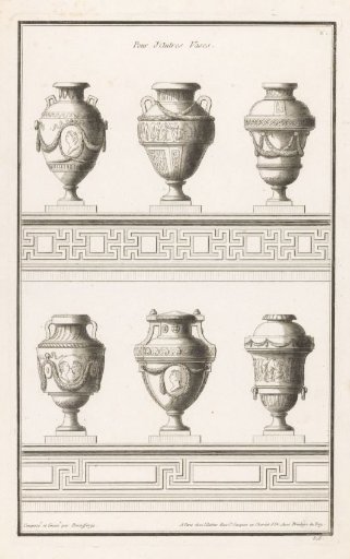 Vases on Pedestals