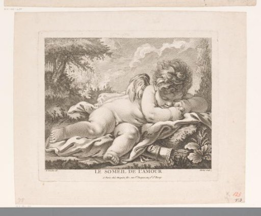 Sleeping putto