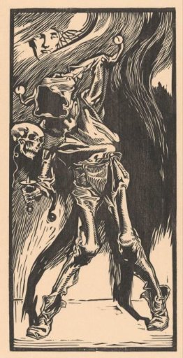Death as a Harlequin Playing Bilboquet