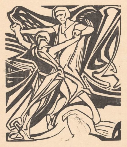 Jacob wrestling with the angel
