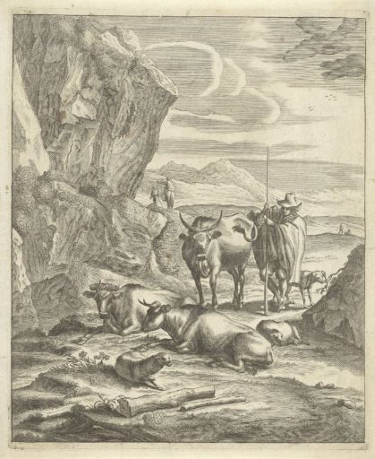 Shepherd with His Flock