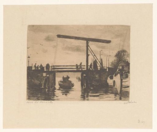 View of the Kikkerbilsluis in Amsterdam