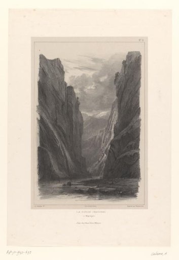 View of the Aare Gorge at Meiringen