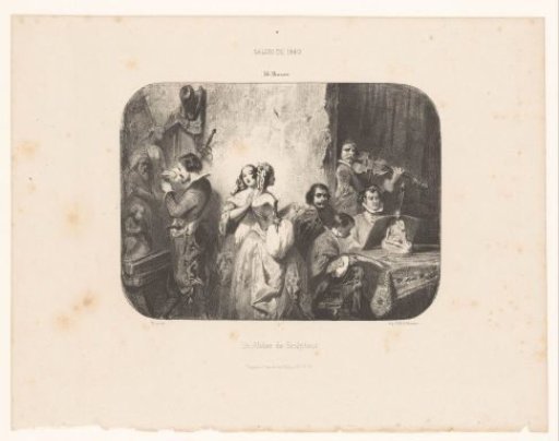 Company in the Studio of a Sculptor
