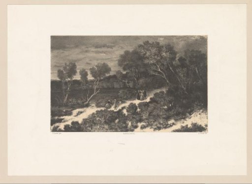 Hilly Landscape with Strolling Figures