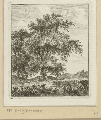 Landscape with a man with a jug