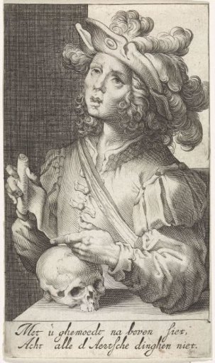 Young Man with a Skull