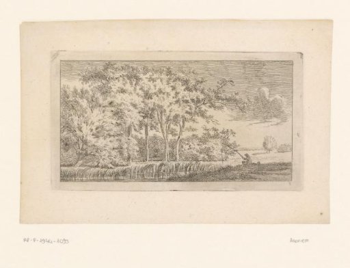 Angler in a landscape