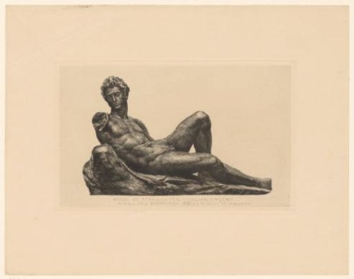 Reclining male nude