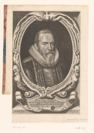 Portrait of Johan van Oldenbarnevelt at the age of 70