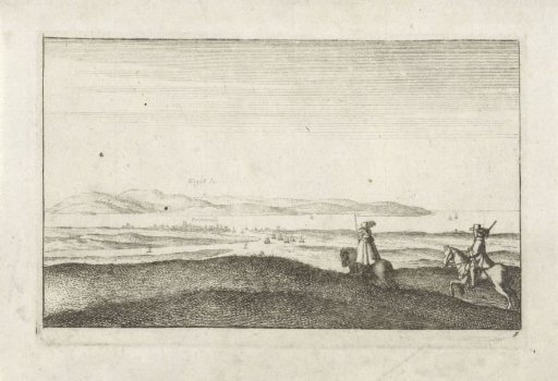 Landscape with view of the Isle of Wight
