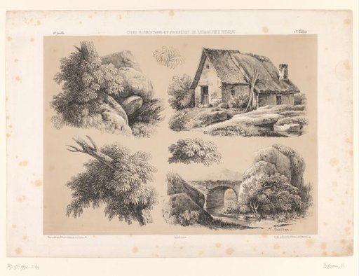 Six studies of landscape elements