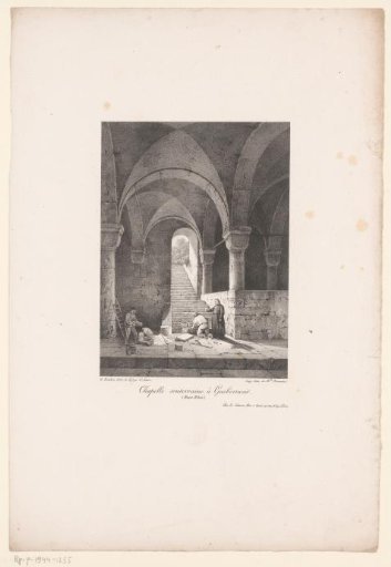 View of the catacombs of the chapel of Gueberschwihr