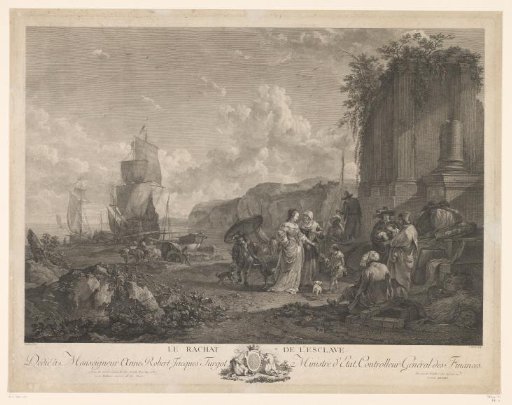 The Redemption of a Slave in a Landscape with a Ruin