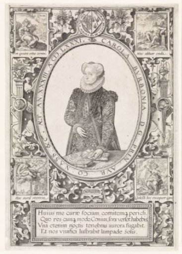 Portrait of Charlotte de Bourbon