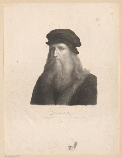 Portrait of Leonardo da Vinci