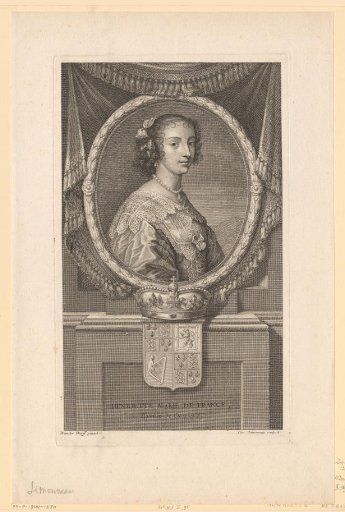 Portrait of Henrietta Maria of France, Queen of England, Scotland and Ireland