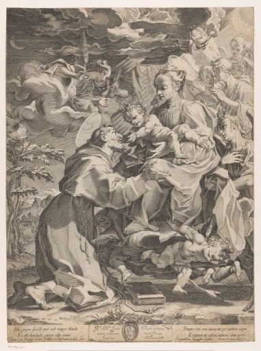 Mary Hands the Christ Child to Francis
