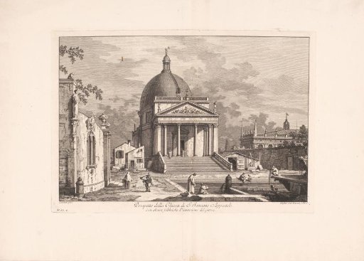 View of the San Simeone Piccolo in Venice
