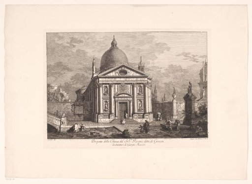 View of the Chiesa dei Gesuati in Venice