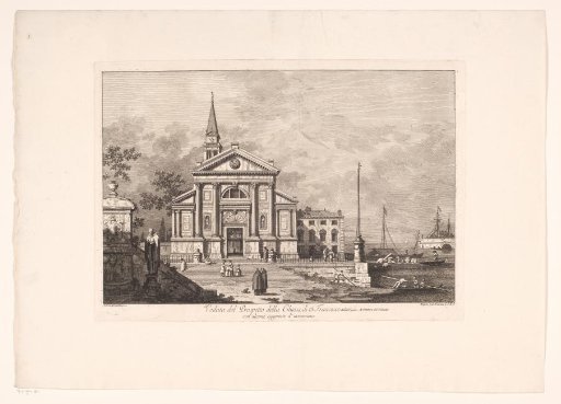 View of the San Francesco della Vigna in Venice