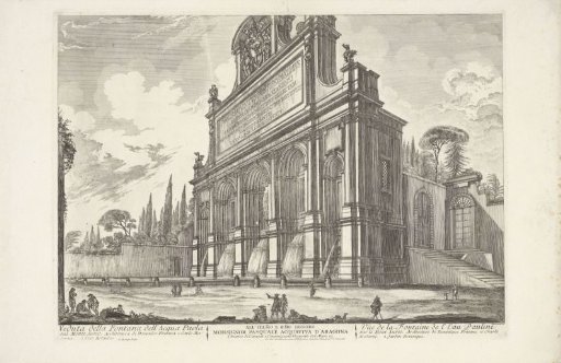 Fontana dell'Acqua Paola in Rome