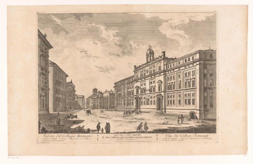 View of the Collegio Romano at Rome