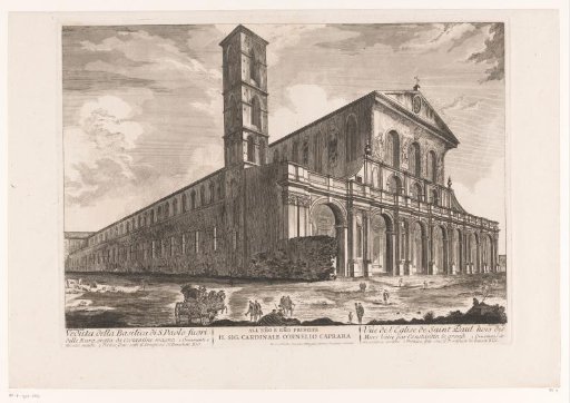 View of St. Paul Outside the Walls, at Rome