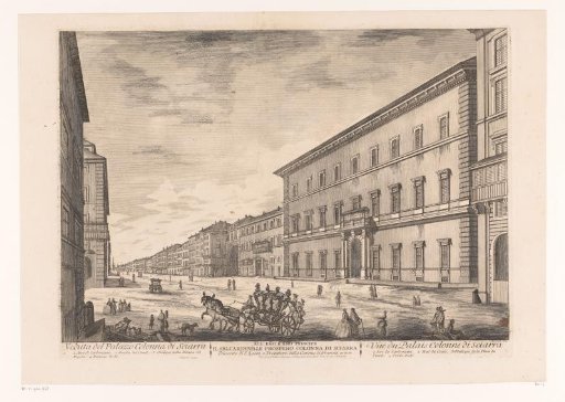 View of the Palazzo Colonna di Sciarra